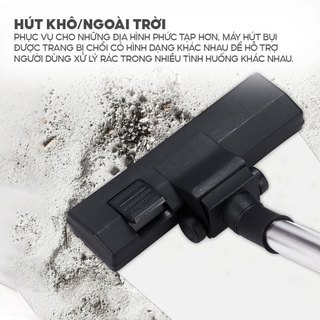 Máy hút bụi nhập khẩu FUJIHOME VC35 Dung tích lớn 35L, Công suất 1400W, Dùng cho gia đình, văn phòng