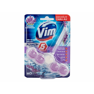 Viên Tẩy Vệ Sinh Bồn Cầu Vim Power 5 Sạch Khuẩn Thơm Mát (55g/viên)