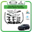 Phụ kiện ốp xe Toyota Innova 2024, Ốp tay nắm cửa, hõm cửa, ốp đèn pha hậu, nắp xăng Innova 2024