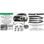 Ốp chồng trầy cốp ngoài Toyota Innova cross 2024, Chất liệu nhựa 3D cao cấp. Chống xước cốp Innova