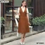 Đầm thiết kế công sở phối tay ngắn BEMINE MT8589