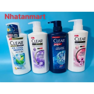 (Mẫu Mới) Dầu gội đầu CLEAR (390-400ml )cao cấp các mùi-Thái Lan