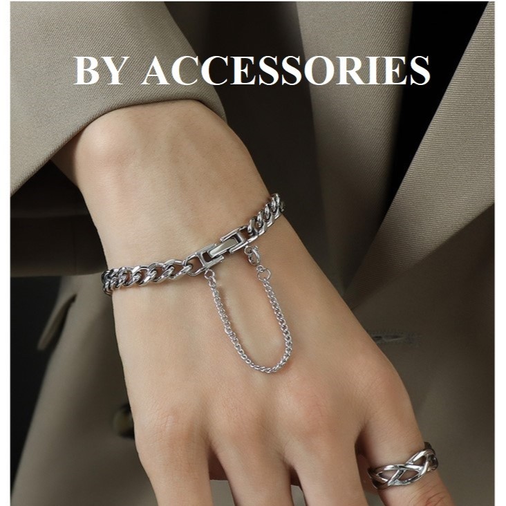 LAVER ラバー 13MM CURB CHAIN T BAR ブレスレット LAVER 13mm Curb