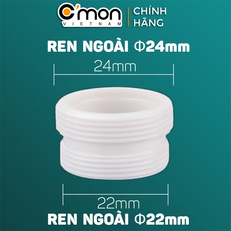 Ảnh Đầu chuyển đổi vòi nước ren trong ngoài C'MON DN-03 2