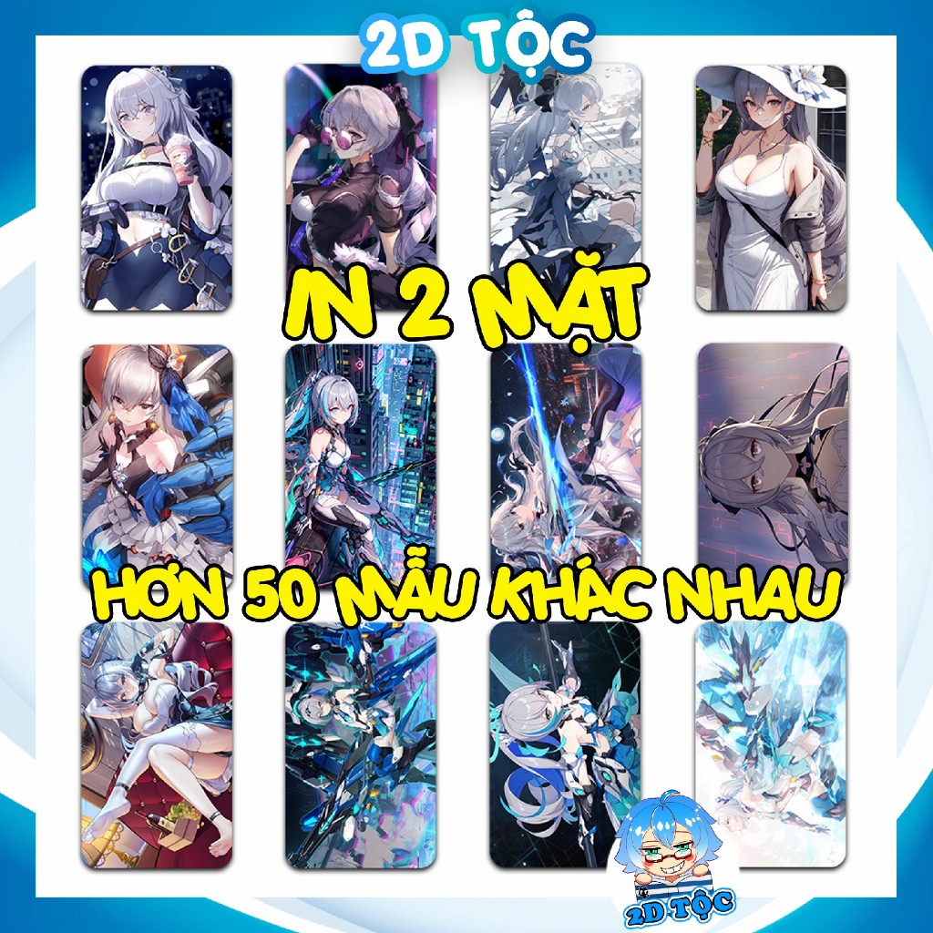 [HÀNG CÓ SẴN] Ảnh Card Thẻ Bo Góc in 2 mặt Bronya Zaychik Fu Hua Game ...