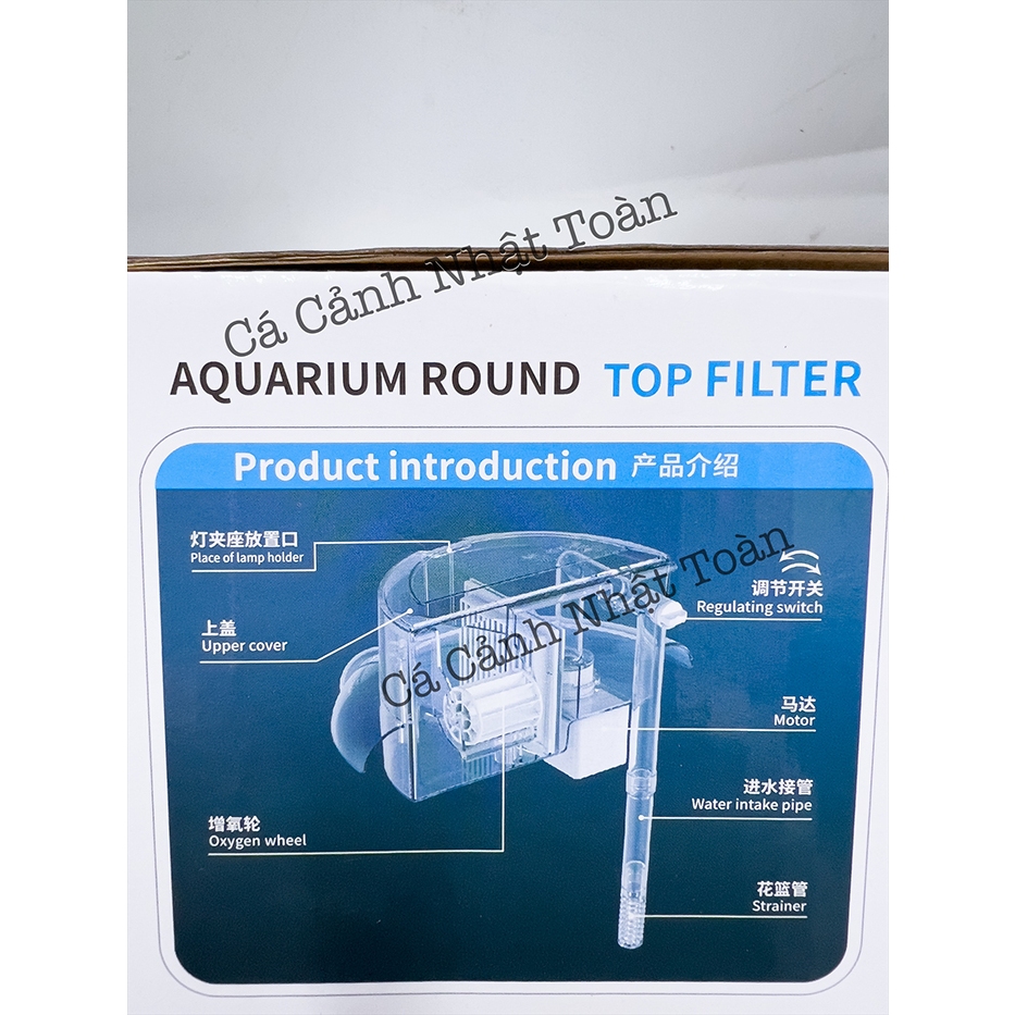 BỘ LỌC THÁC CHO BỂ THỦY TINH TRÒN, CHẬU TRÒN JENECA YL1, YL3, YL5