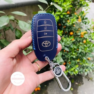 Bọc Chìa Khóa Toyota Camry, Fortuner loại 3 4 nút bấm, Ốp Da Bọc Chìa Khóa Toyota Camry, Fortuner