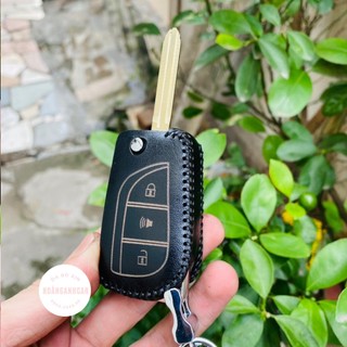 Bọc chìa khóa Toyota Fortuner, Innova, Hilux, Altis, ốp bao da chìa khóa  dòng xe Fortuner, Innova