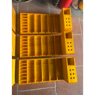 Khay gỗ thông đựng tông đơ kéo lược siêu mịn đẹp ưu dãi khủng