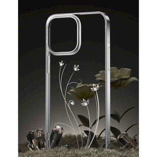 Ốp lưng Memumi trong cứng hoa đính đá không ố màu dành cho iPhone 15 Promax 15 Pro