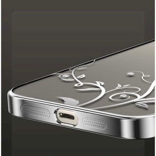 Ốp lưng Memumi trong cứng hoa đính đá không ố màu dành cho iPhone 15 Promax 15 Pro