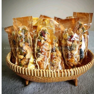 Bánh thuyền mix hạt, thanh dinh dưỡng đồ ăn vặt healthy giảm cân thơm ngon 500G