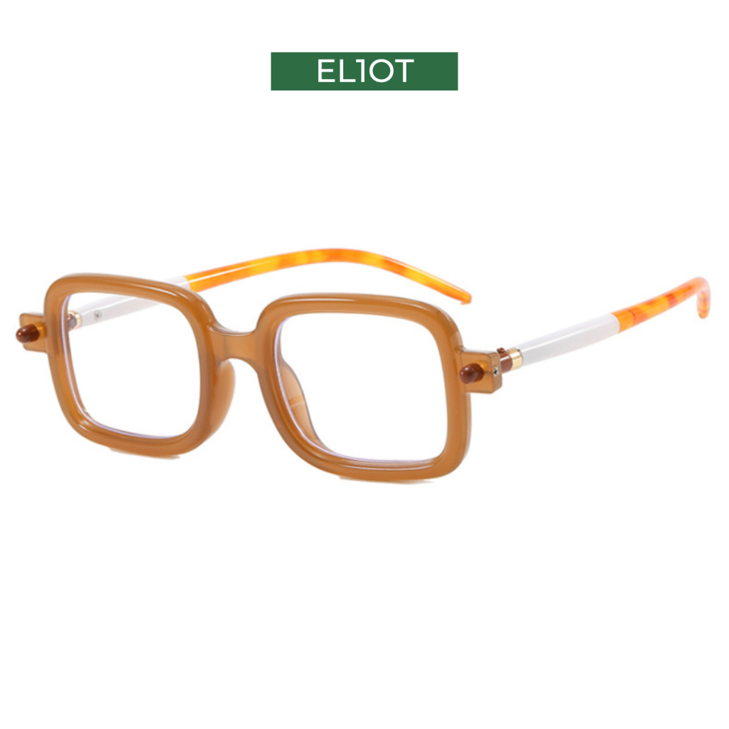 Kính chữ nhật ELIOT Kubo tròng kính chống ánh sáng xanh phong cách thời trang Unisex EL13101