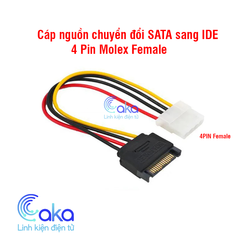 Cáp Nguồn Chuyển đổi Sata Sang Ide 4 Pin Molex Female Shopee Việt Nam