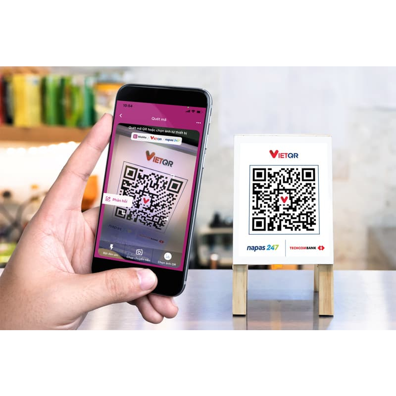 Combo 5 Decal Dán Mã QR Code Tài Khoản Ngân Hàng Theo Yêu Cầu | Shopee ...