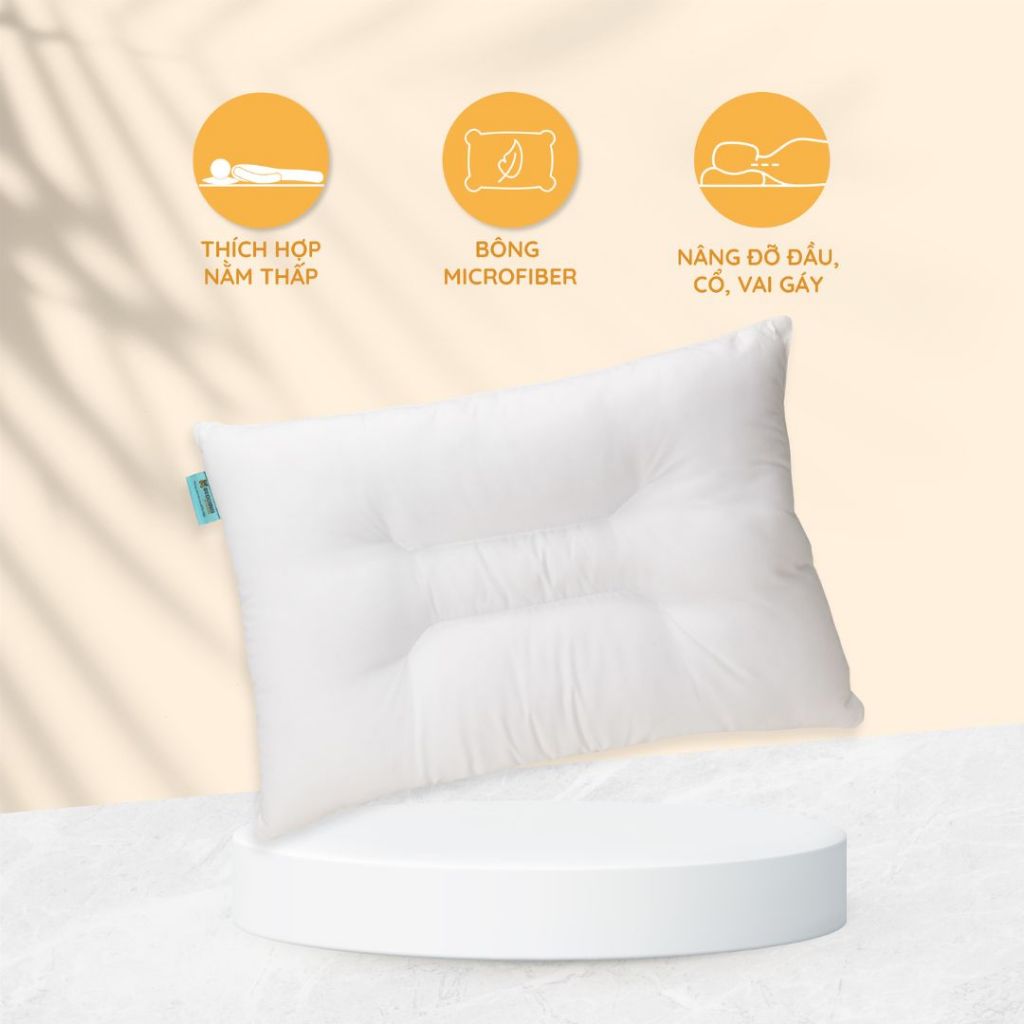 Ảnh Ruột gối thư giãn K-Bedding by Everon thư giãn cổ, massage cổ, chống ngáy 45x65 cm (1 cái) 3