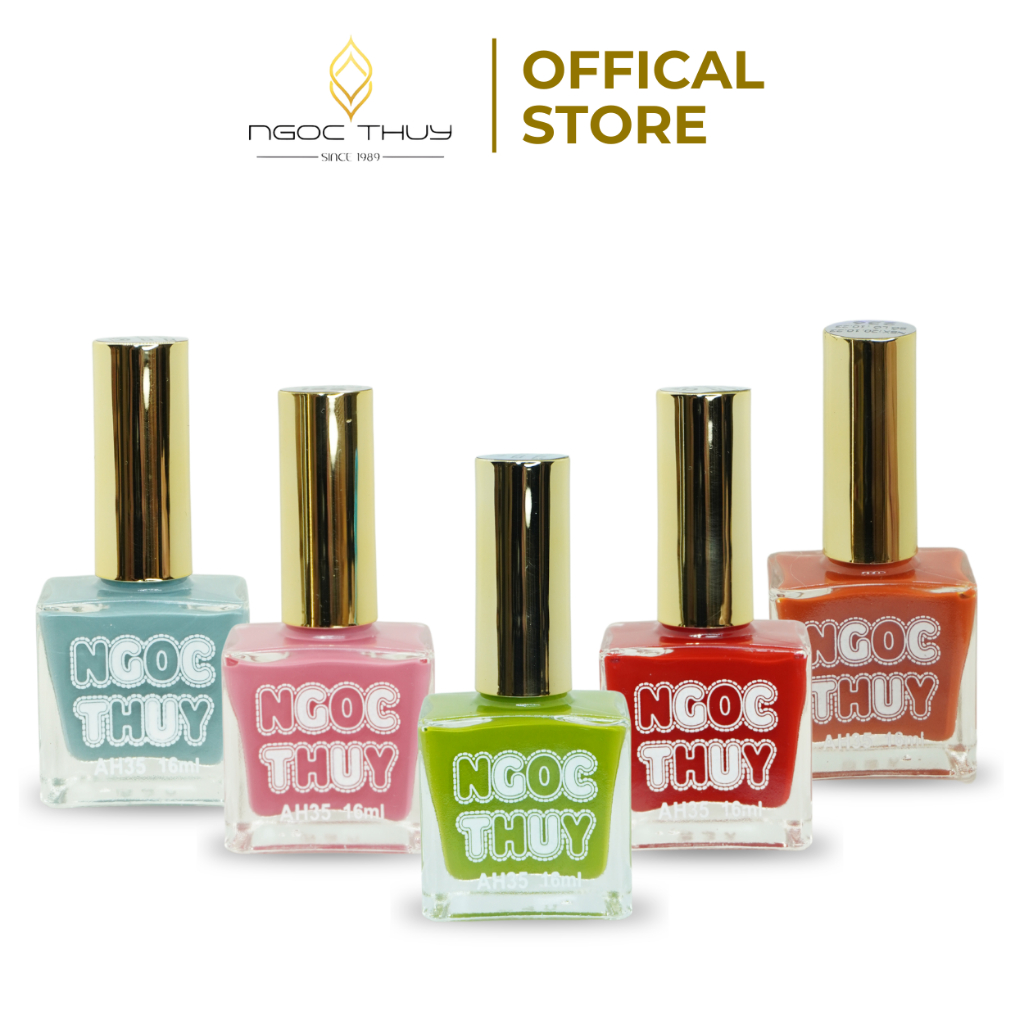 COMBO 5 CHAI - Sơn Móng Tay Cao Cấp AH35 Nhiều Màu - Ngọc Thuỷ Nail