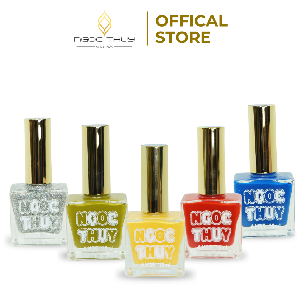 COMBO 5 CHAI - Sơn Móng Tay Cao Cấp AH35 Nhiều Màu - Ngọc Thuỷ Nail