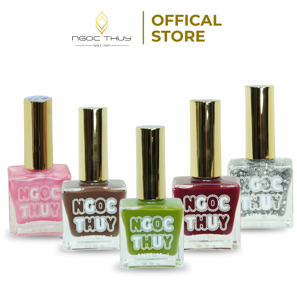 COMBO 5 CHAI - Sơn Móng Tay Cao Cấp AH35 Nhiều Màu - Ngọc Thuỷ Nail