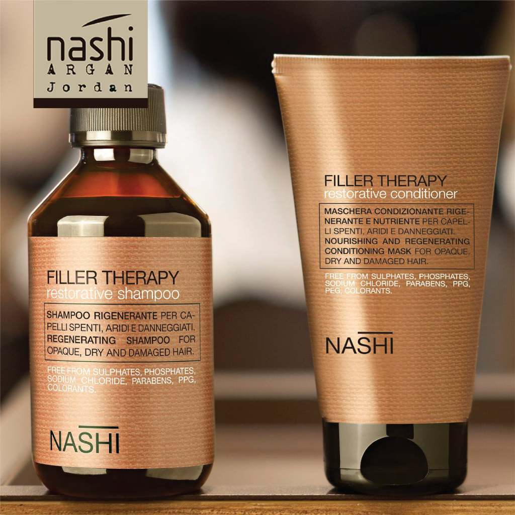 Dầu gội xã nashi filler therapy tái tạo dành cho tóc khô và hư tổn  250ml-1000ml | Shopee Việt Nam