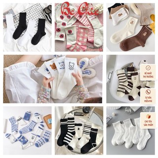 Tất nữ cổ cao Hàn Quốc co dãn 4 chiều, tất vớ nữ thể thao trơn dễ phối đồ BC_CHIC LINGERIE