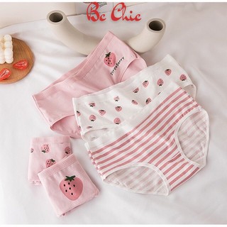 Set 5 quần lót nữ cotton kháng khuẩn kèm nhiều hoạ tiết CB5 BC_CHIC LINGERIE