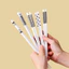 HỘP 5 ĐÔI ĐŨA GỐM SỨ PHONG CÁCH NHẬT BẢN, kháng khuẩn hoa văn sang trọng, Đũa Sứ Gia Đình