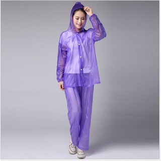 Bộ quần áo mưa chấm bi Ánh Dương PVE dẻo dai siêu chống thấm dành cho cả nam và nữ. Màu ngẫu nhiên