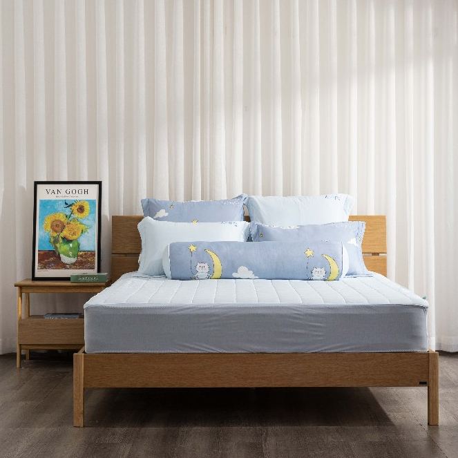 Ảnh Bộ ga chần bông K-Bedding by Everon chất vải Cool Flex KCSP mềm mát bộ 4 món, không bao gồm chăn 2