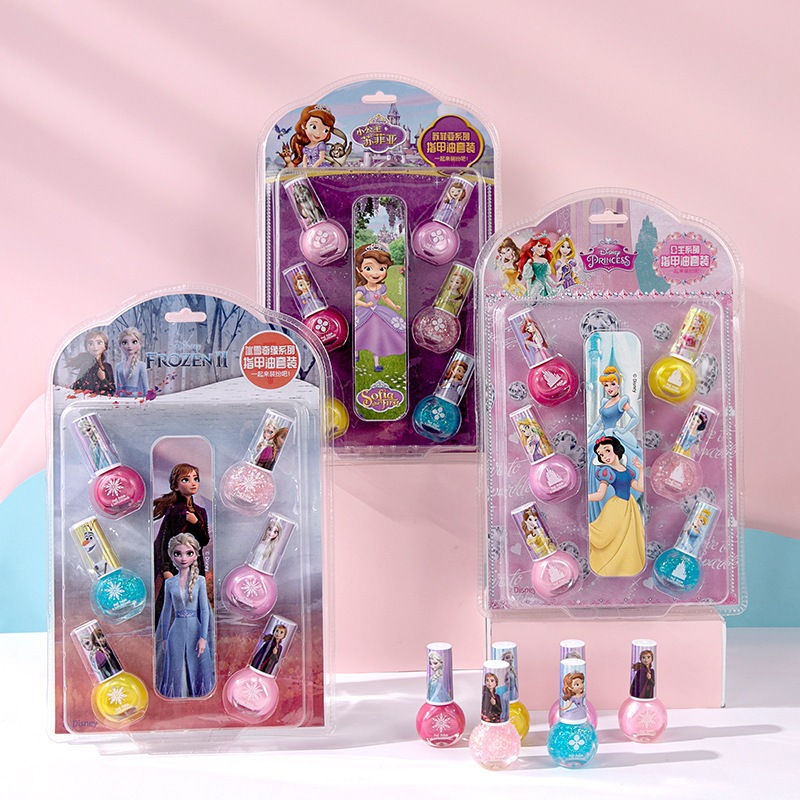 Sét sơn móng tay Disney an toàn dễ lột cho bé, lành tính không gây độc hại
