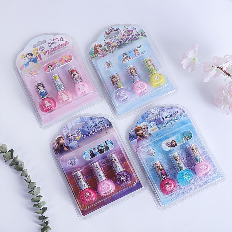 Sét sơn móng tay Disney an toàn dễ lột cho bé, lành tính không gây độc hại