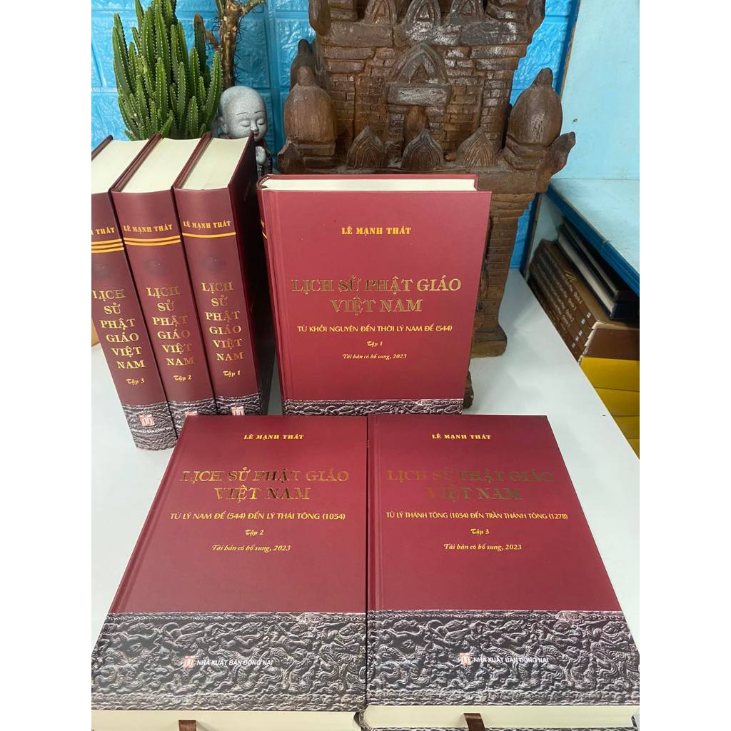 Product image Sách - Lịch sử Phật giáo Việt Nam (trọn bộ 3 tập) - GS. Lê Mạnh Thát - Tái bản có bổ sung 2023