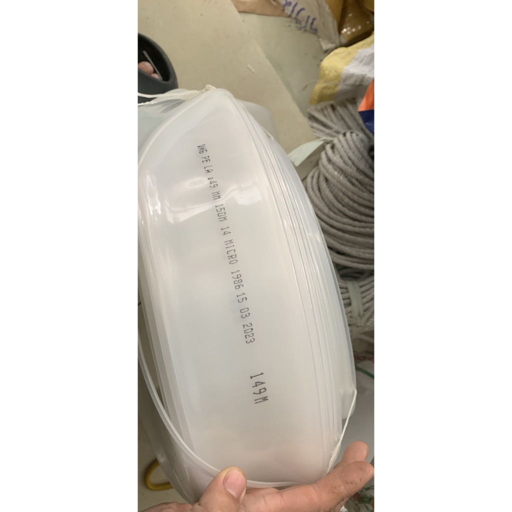 Ống dẫn nước PE kích thước 48, 60, 76, 90, 100độ dày 0.35mm