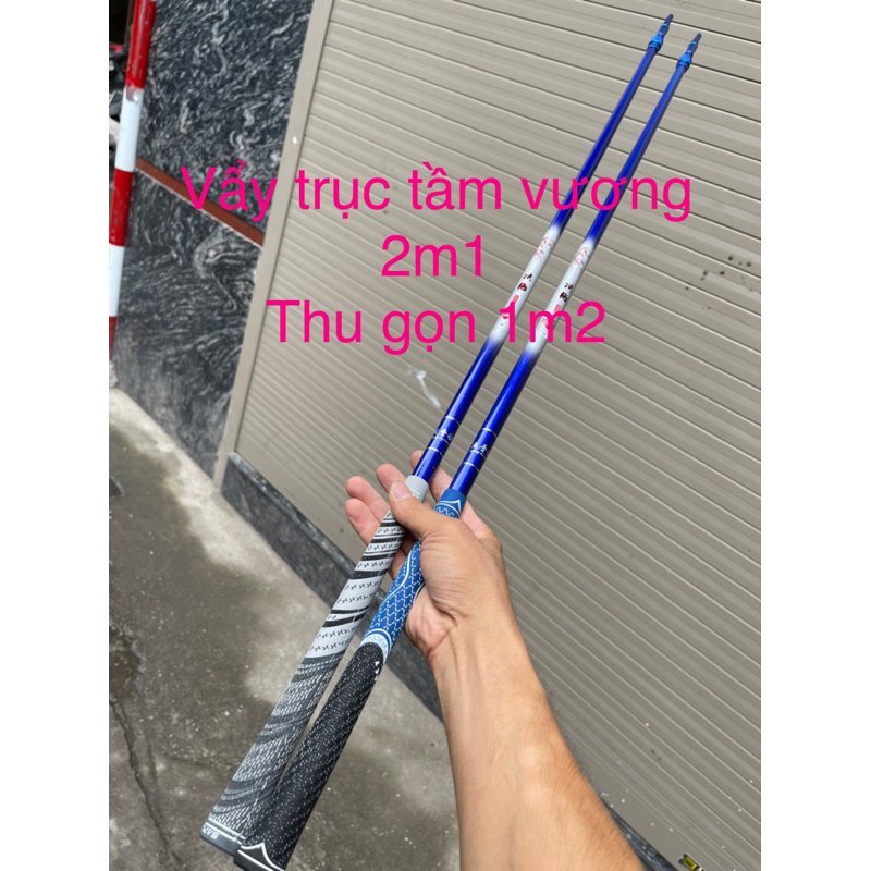 Gậy Vẩy Trục cao cấp Tầm Vương 2m1 , chất liệu Carbon Cao Cấp, nhẹ và ...