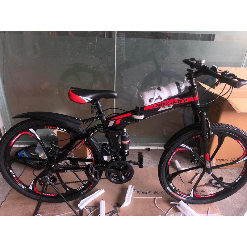 Xe đạp thể thao Laux jack gấp gọn bánh đúc