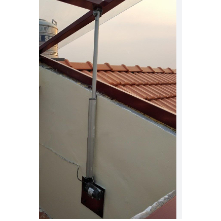 Bộ 1 tay Xi lanh điện giếng trời 24V, lực đẩy 3000N hành trình 40cm