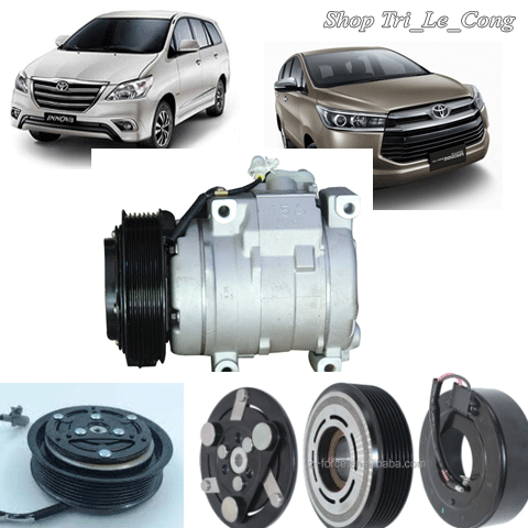 Lốc lạnh xe hơi ô tô Toyota Innova block mới cục máy nén điều hòa giàn ...