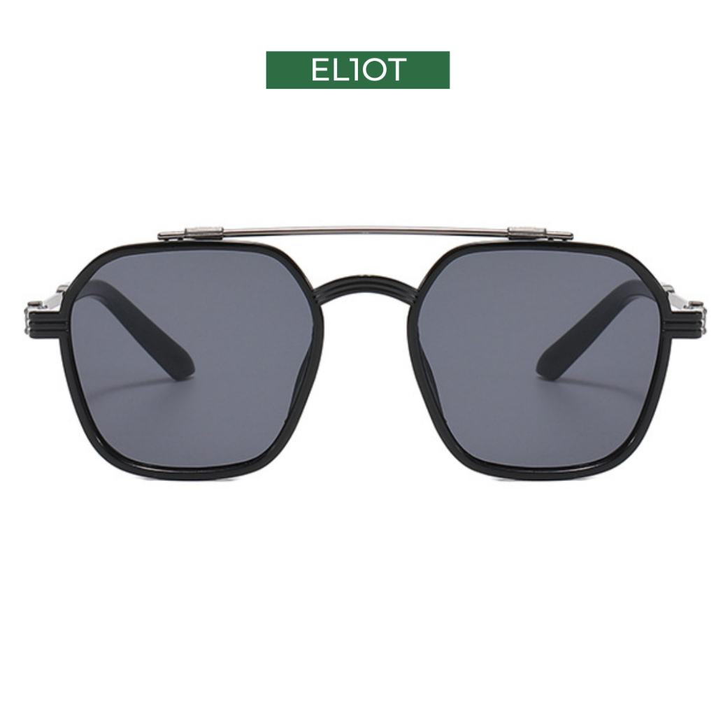 Kính râm thời trang nam nữ ELIOT EYEWEAR mắt vuông to không độ chống tia UV400 kiểu dáng thời trang 2311