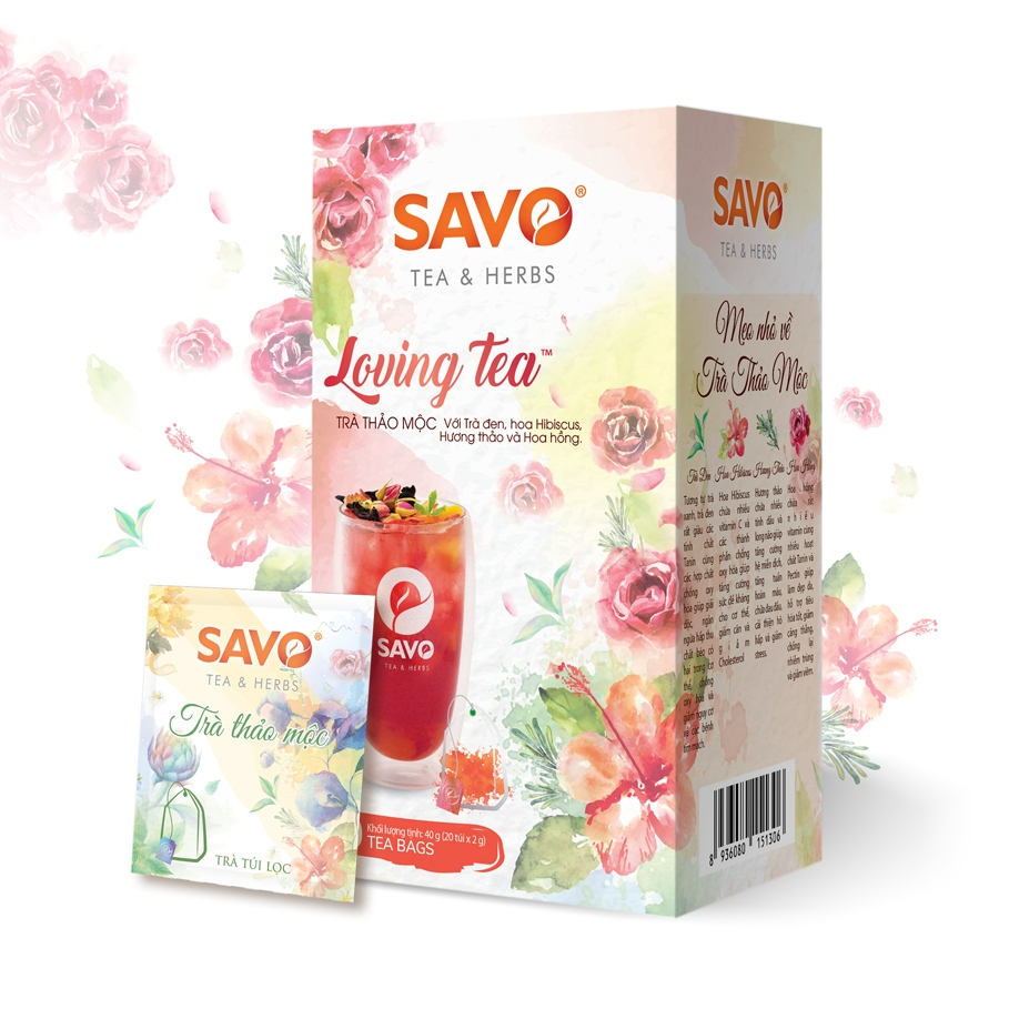 Trà Loving Tea - Hibiscus SAVO (20 gói x 2g) | Shopee Việt Nam