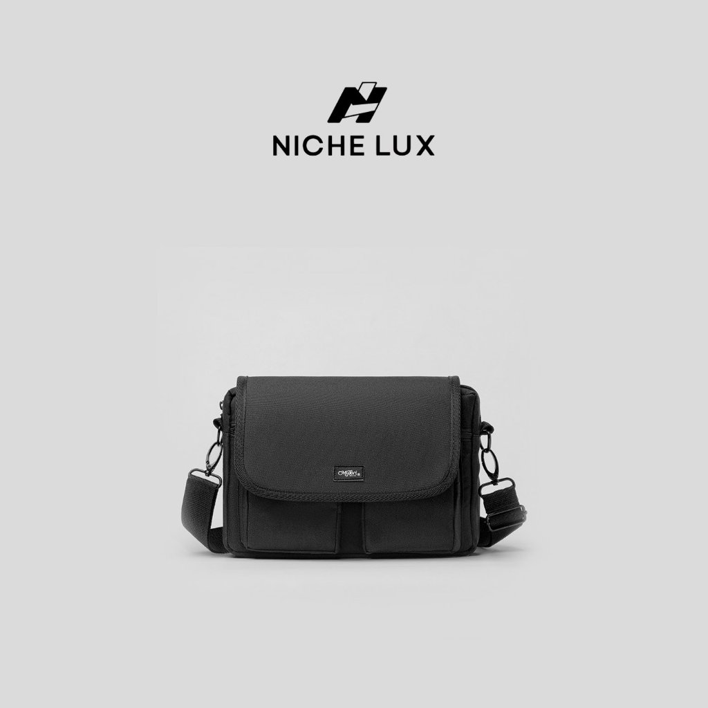 Túi Hộp Đeo Chéo Brandon Nam Nữ Vải Canvas Đựng Điện Thoại Ipad Đi Chơi Trượt Nước | NICHE LUXURY