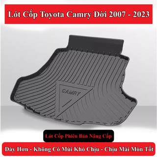 ( Phiên Bản Nâng Cấp ) Lót Cốp Toyota Camry Đời 2007-2023 Hàng Loại Dày