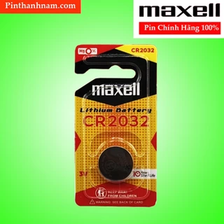 Pin CR2032 Maxell Vỉ 1 Viên Cao Cấp Made In Japan – Hàng Chính Hãng