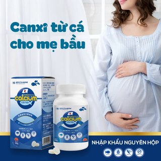 [Combo siêu tiết kiệm - 9 LỌ] Canxi cá tuyết lọ 100 viên - Cod Fish Calcium- Hàng chính hãng