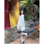 ĐẦM DOLL VOAN HỒNG TAY PHỒNG TRỄ VAI NƠ NGỰC