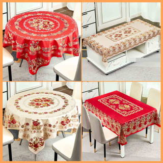 Khăn trải bàn 3D sang trọng, Họa tiết nổi, Không thấm nước, dễ lau chùi