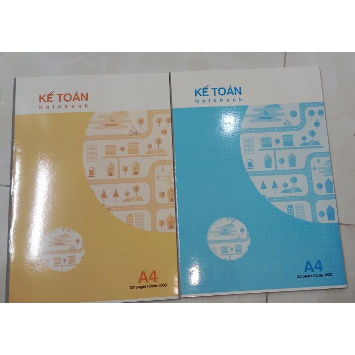 Ảnh Sổ ghi chép kế toán A4 Hải Tiến kẻ ngang bìa cứng chi tiêu tiết kiệm - Nhà Sách Tâm An 1