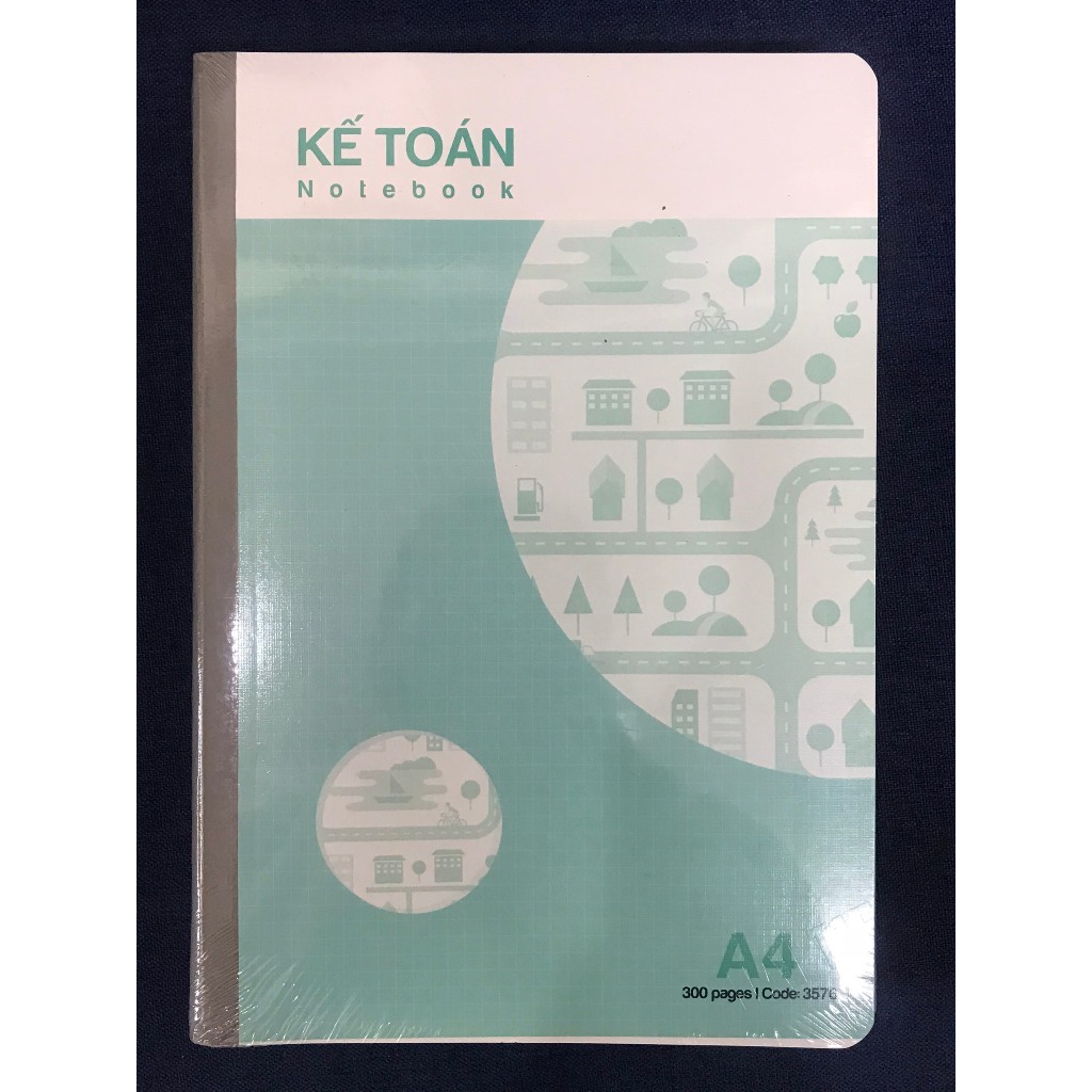 Ảnh Sổ ghi chép kế toán A4 Hải Tiến kẻ ngang bìa cứng chi tiêu tiết kiệm - Nhà Sách Tâm An 3