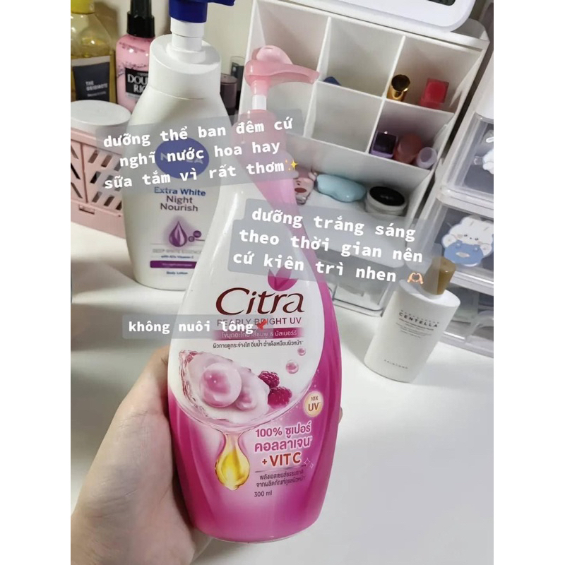 Dưỡng thể trắng da Citra nội địa Thái Lan nhiều công thức dưỡng sâu cho da
