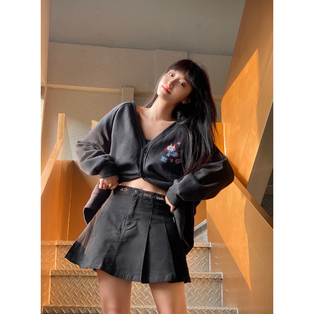Áo Cardigan BOO Nỉ GWP 3 Bích Đi Trước