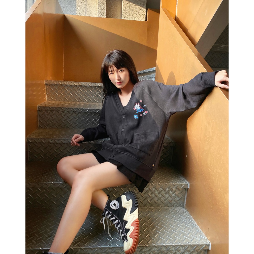 Áo Cardigan BOO Nỉ GWP 3 Bích Đi Trước